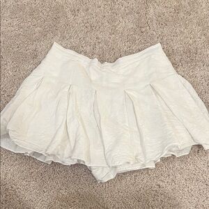 Amanda Uprichard white Ruffled Skort